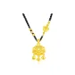 Peaceful Lock Necklace[Peach Blossom Design]