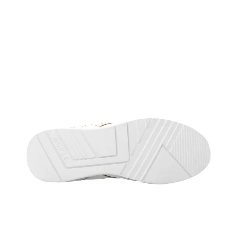 GUESS Rejjy Low-Top Casual Shoes Women's White Gold-3
