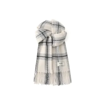 FREE RABBITⅡ Advanced Versatile Faux Cashmere Warm Scarf Shawl Dual Use Unisex