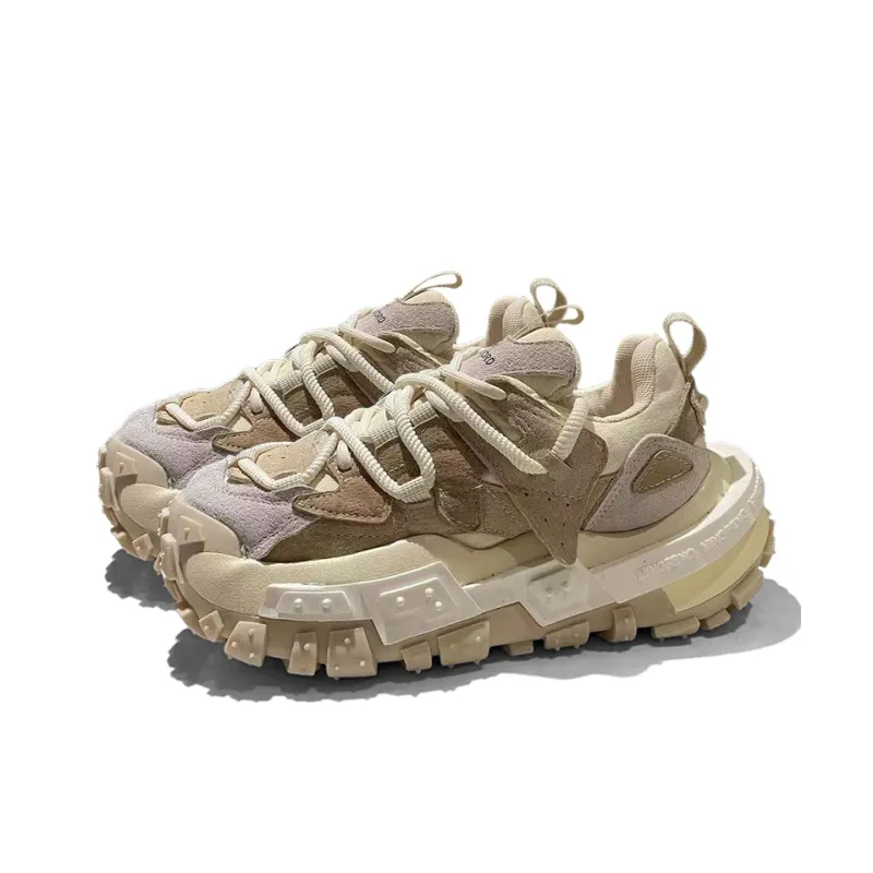 Legaco Chicken Cushioning, Slip Resistant, Abrasion Resistant, Height Increasing Low Top Chunky Sneakers Men's-3