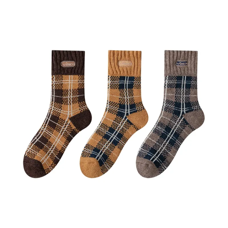 MIIOW Mid Calf Socks Unisex 3 Pack-10