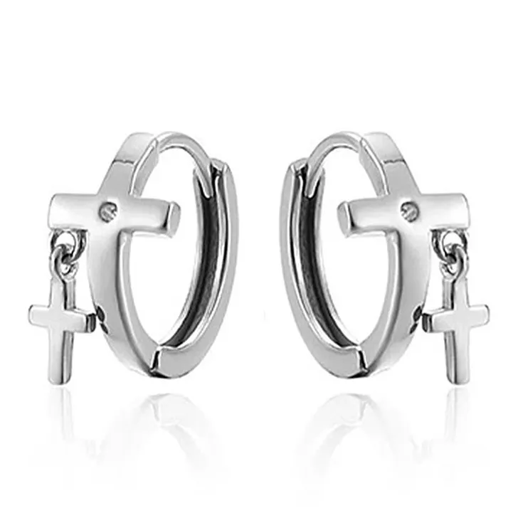 FOREVER MELODY 925 Sterling Silver Earrings Unisex-14