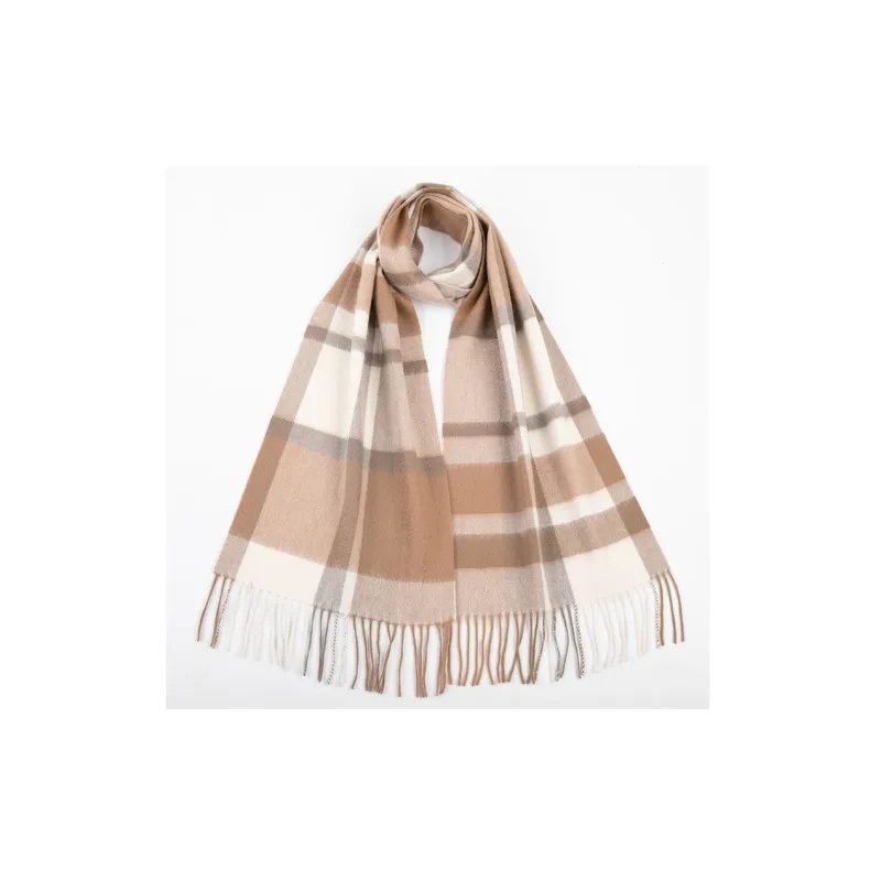 Red Bean 100% Cashmere Knit Scarves Women's-14