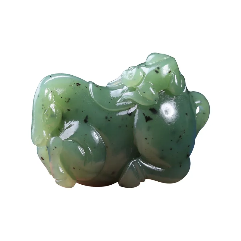 Renyu Jewelry Hetian Jade Pendants Jasper Unisex-0
