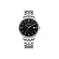 Black Dial Silver Indexes