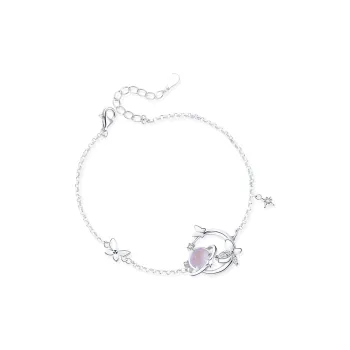 BTOE 925 Sterling Silver Bracelets Women's