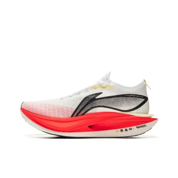 LiNing Flyco 5 ELITE Cushioned Slip Resistant Rebound Low Top Marathon Running Shoes Unisex Standard White