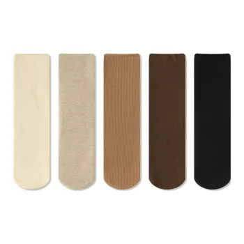 JIAZINI Mid Calf Socks Women's Combo Set