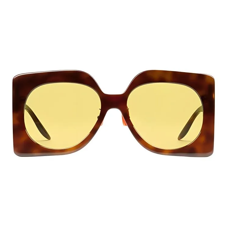GUCCI Square Sunglasses Women's Tortoiseshell-1