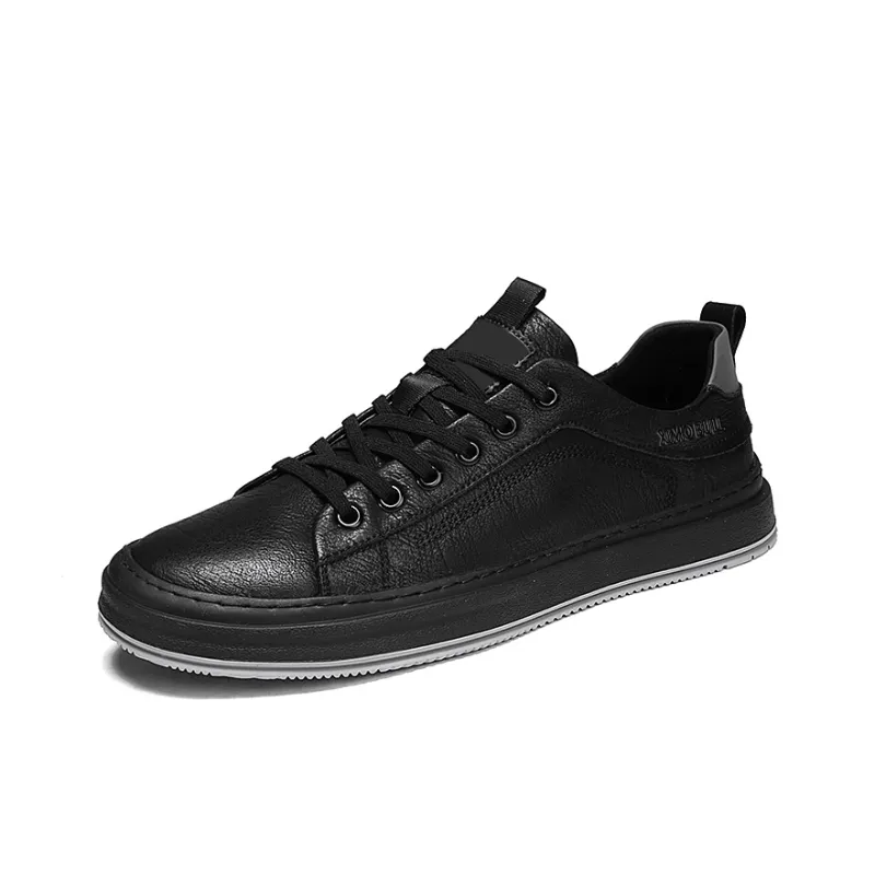 XIMO BULL Men's Casual Shoes Men Low Top Black/White-9