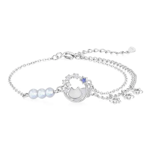 KADER 925 Sterling Silver Bracelets Women's Silver, Gift