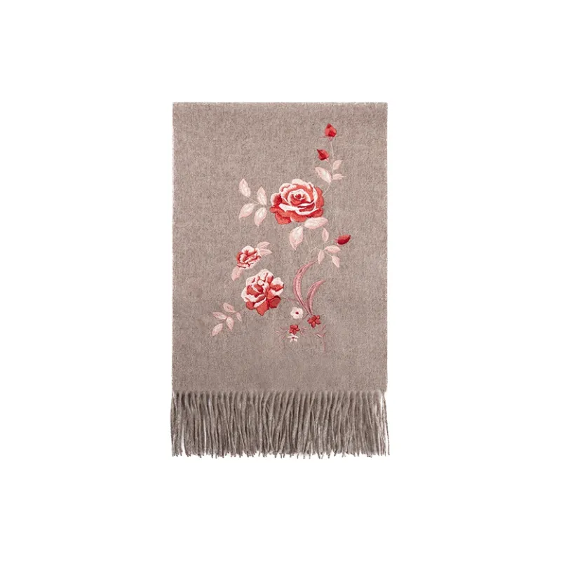 Fancet Studios Sheep Wool Knit Scarves Women's-40