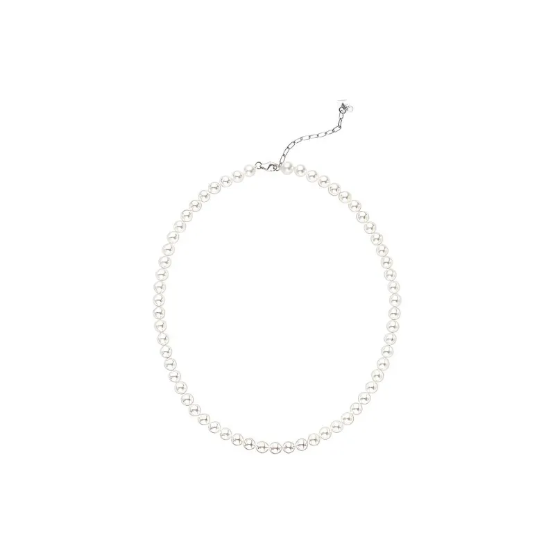 Tatiana Swarovski Pearl Brass Necklaces Women's White-0