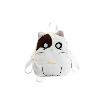 Mulinsen Canvas Backpack Regular Unisex White/Black