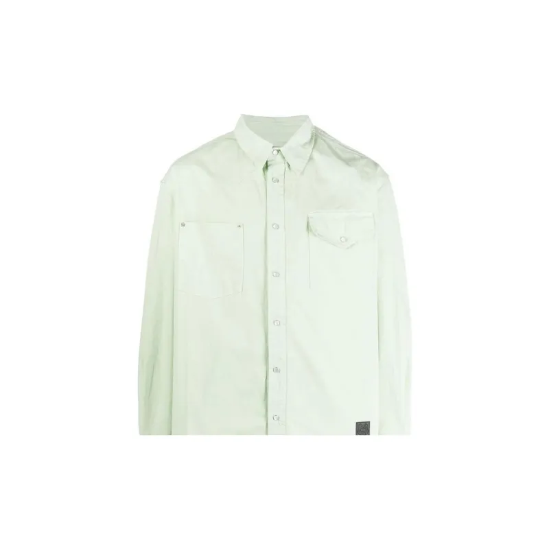 KENZO Shirts Men Green-4