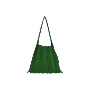 JOSEPH&STACEY Recycled Polyester Handbag Shoulder Bag Small Size Women's Leaf Green