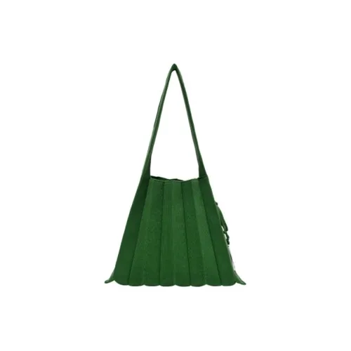 JOSEPH&STACEY Recycled Polyester Handbag Shoulder Bag Small Size Women's Leaf Green