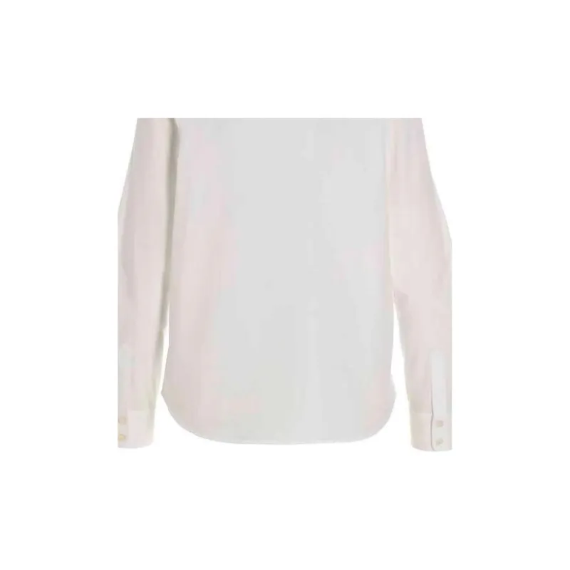 TORY BURCH Scalloped blow Poplin Blouse-4