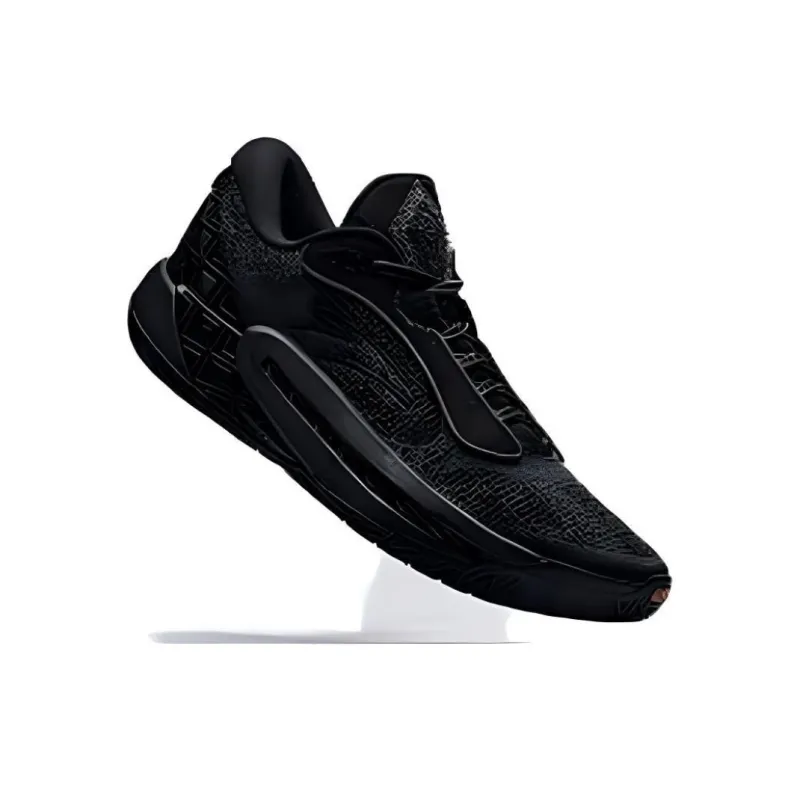 Anta Tide 6 Anti Slip Wear Resistant Mid Top Basketball Shoes Men's Black-2