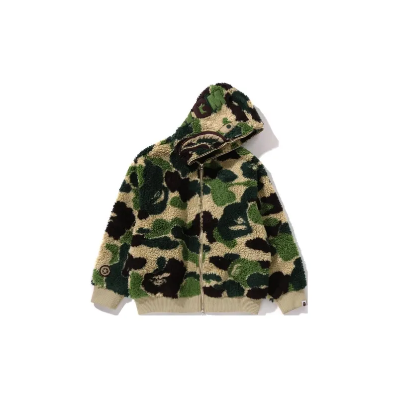 Bape Abc Camo Boa Shark Relaxed Fit Hoodie-4
