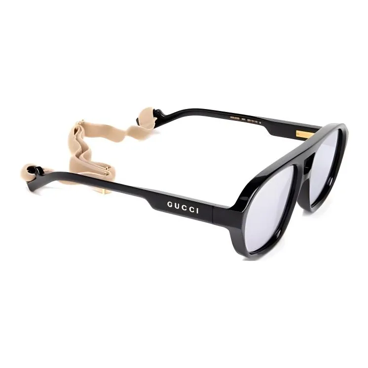 GUCCI Sunglasses Men Black-1