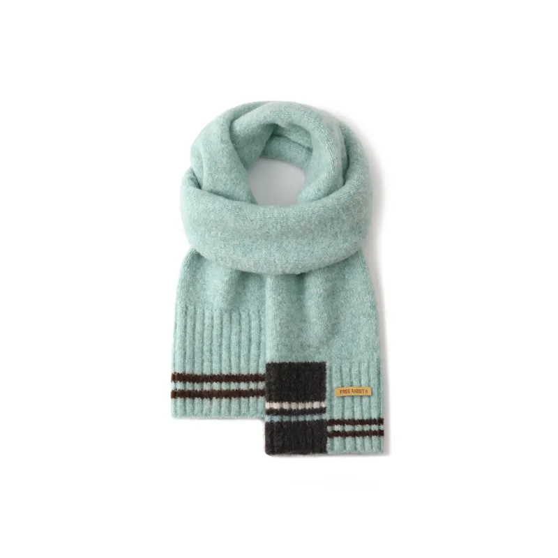 FREE RABBITⅡ Fall And Winter Soft And Warm Skin Friendly Cold Resistant Yarn Scarf Unisex-12