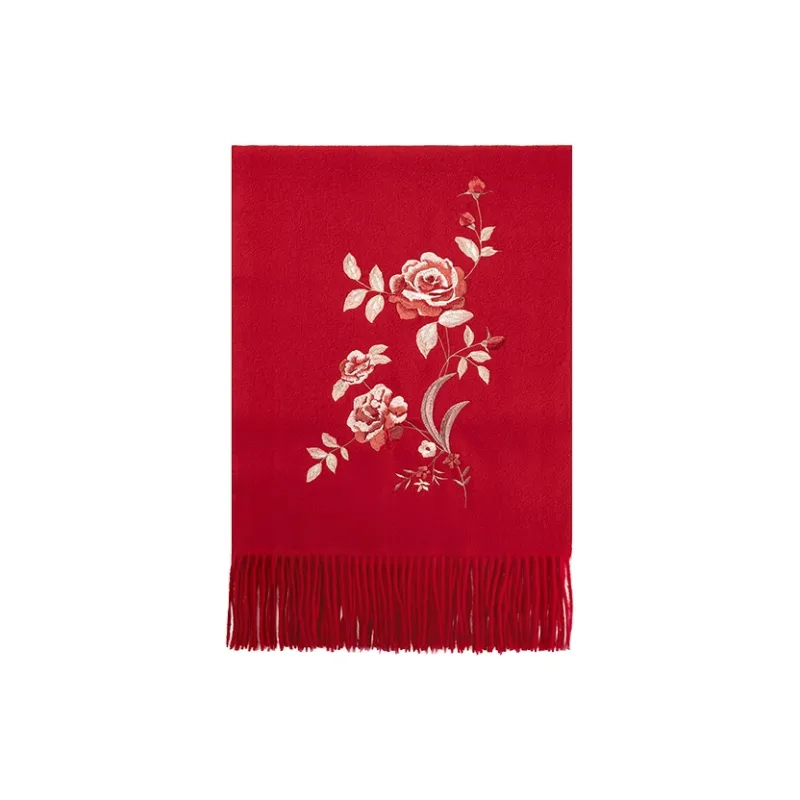 Fancet Studios Sheep Wool Knit Scarves Women's-20
