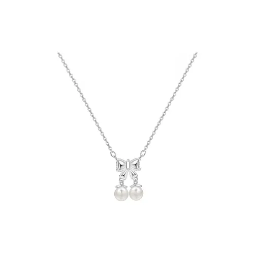 Heart Grass 999 Fine Silver Necklaces Women's