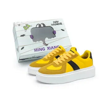 Singing Wear Resistant Lightweight Height Increasing Low Top Skateboard Shoes Unisex