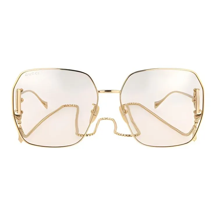 GUCCI Neck chain Logo plaque Sunglasses-1
