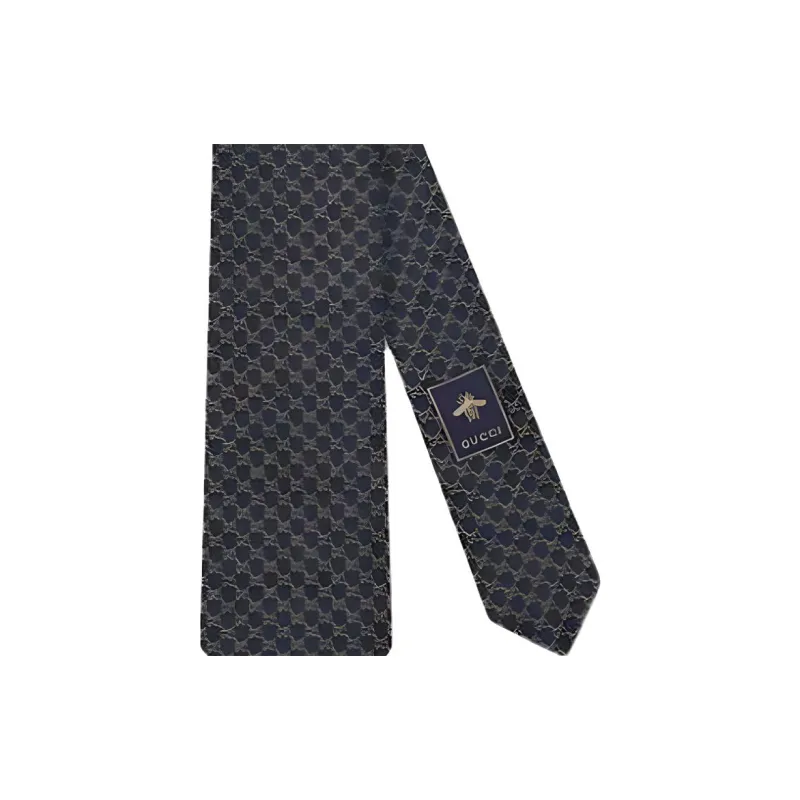GUCCI Allover Gg Jacquard Tie-2