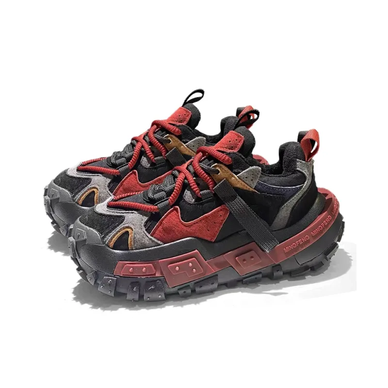 Legaco Chicken Cushioning Anti Slip And Wear Resistant Height Increasing Low Top Chunky Sneakers Men's Box-2