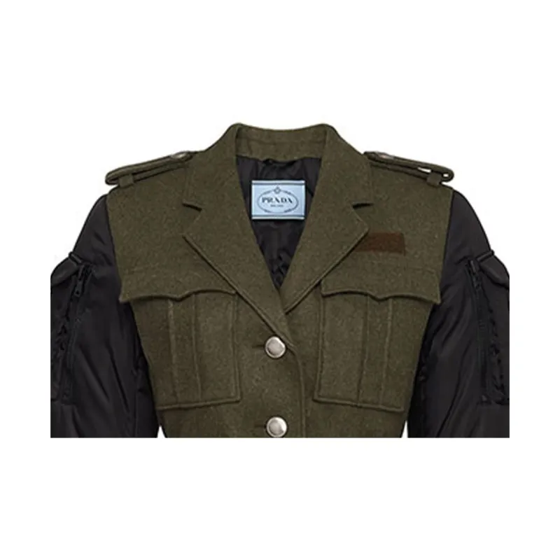 PRADA Jackets Women's Green-4