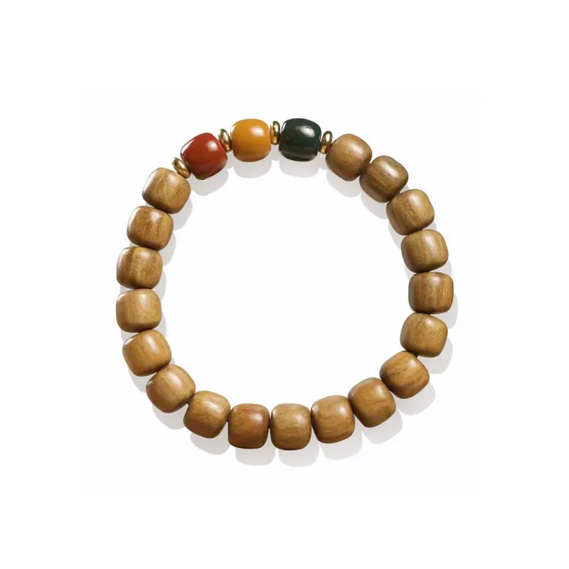 Master Kim Green Sandalwood Bracelets Unisex-3