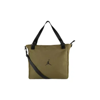 Jordan Canvas Tote Bag Shopping Bag Shoulder Bag Crossbody Bag Handbag Regular Unisex Army Green