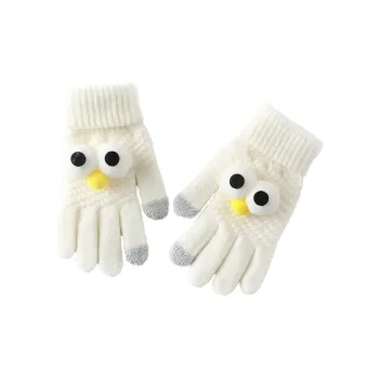 YUZHAOLIN Faux Cashmere Knit Gloves Unisex