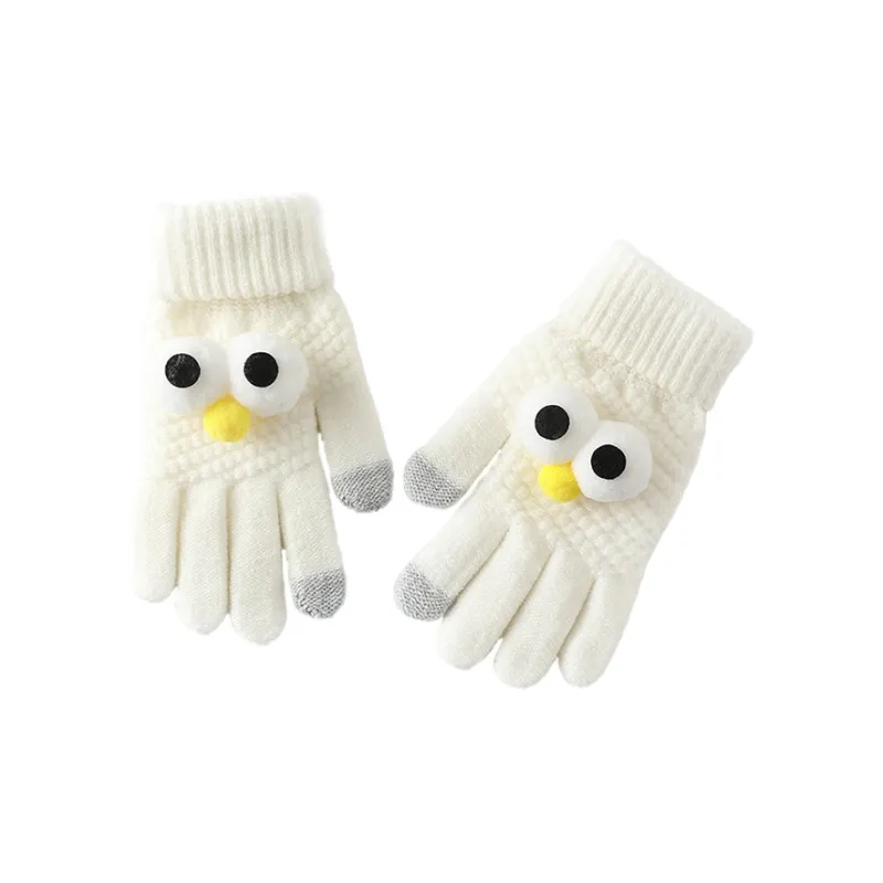 YUZHAOLIN Faux Cashmere Knit Gloves Unisex-0