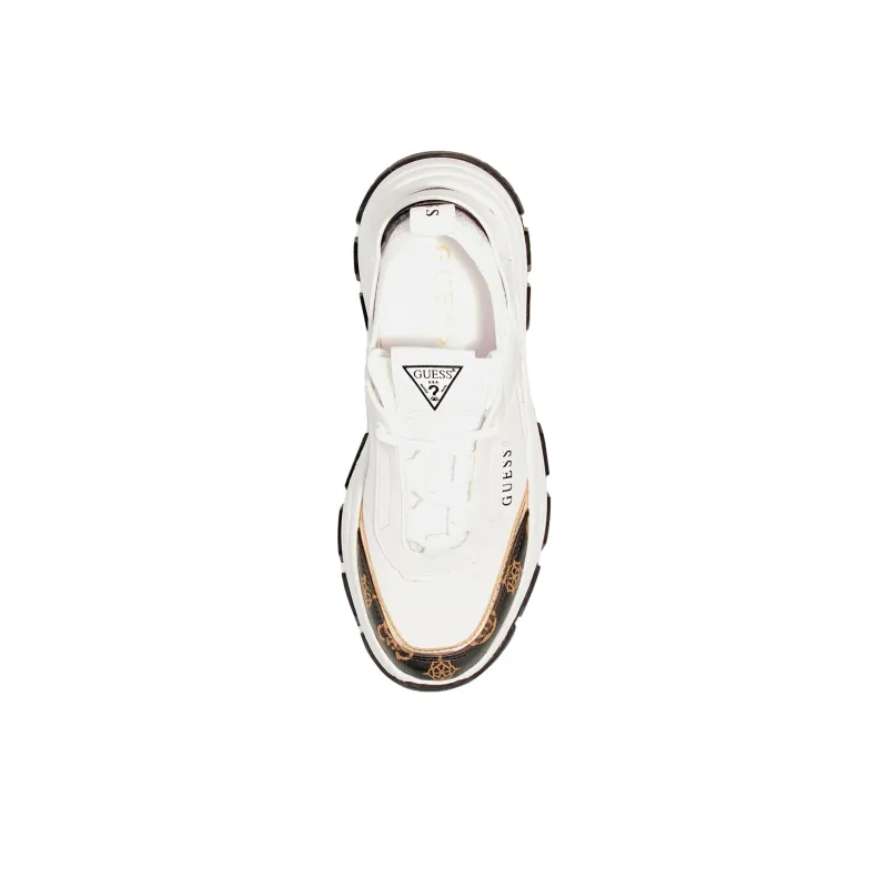 GUESS Braydin Low-Top Casual Shoes Women's White-2
