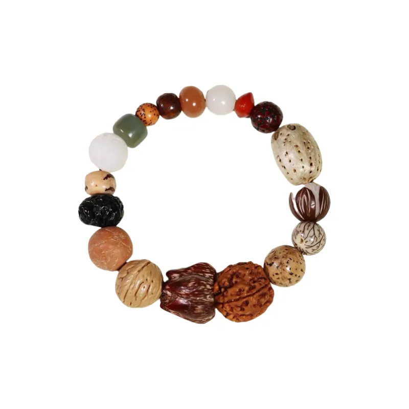 ZWU Wooden Beads Jewelry Unisex-0