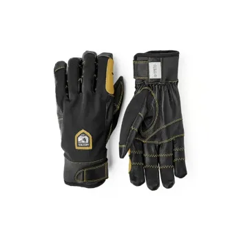 HESTRA Leather Sports Gloves Unisex Black