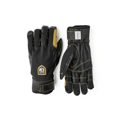 HESTRA Leather Sports Gloves Unisex Black