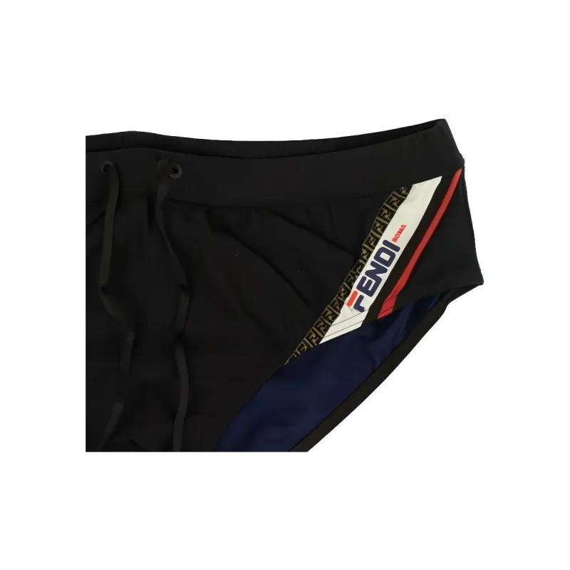 FENDI Drawstring Swim Briefs 'Navy'-3