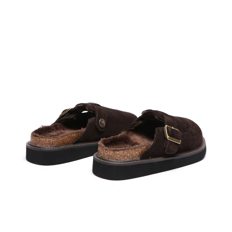 JOY BY YE3NJOY x UNNAMED FORCES Wrap toe Slippers Unisex Umber-4