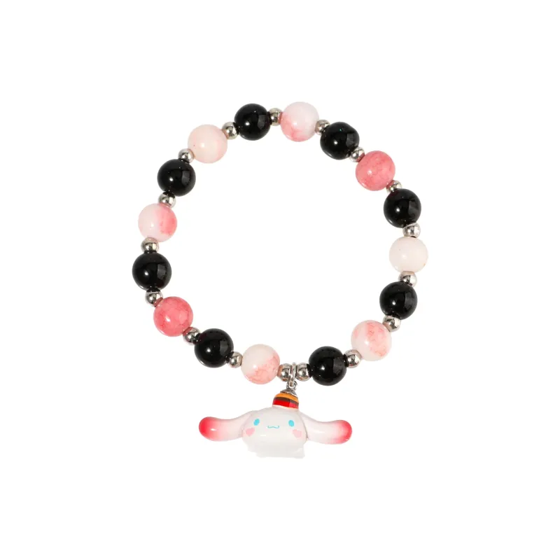 Sanrio Yugui Dog Acrylic Bracelets Women's-0