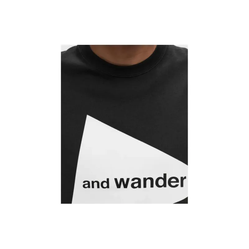 And Wander Logo print T shirt-4