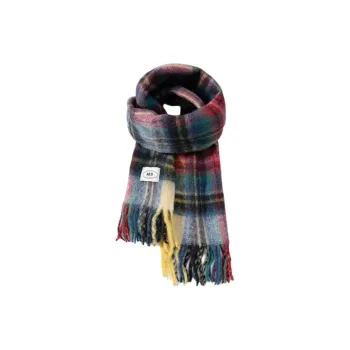 PISHUSHU Polyester Knit Scarves Unisex