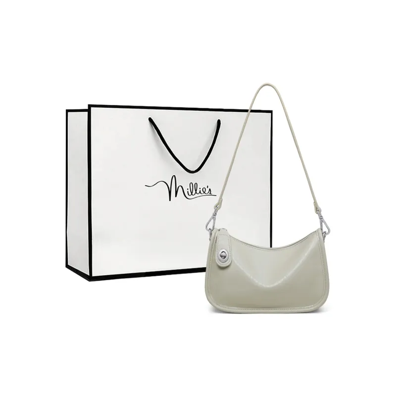 MILLIE'S Cow Leather With Synthetic Leather Shoulder Bag Regular Women's-6