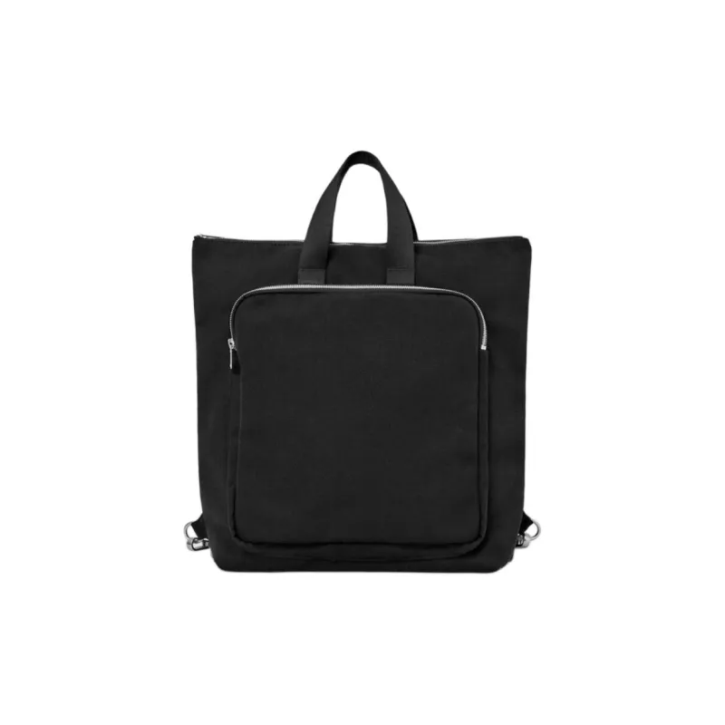 COS Polyester Tote Bag Shopping Bag Double Shoulder Handbag Medium Size Men's Black-0