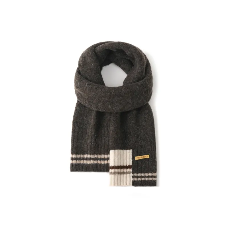 FREE RABBITⅡ Fall And Winter Soft And Warm Skin Friendly Cold Resistant Yarn Scarf Unisex-8