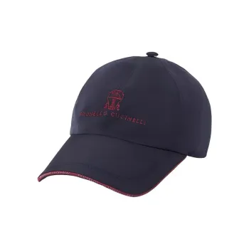 Brunello Cucinelli Polyester Baseball Caps Men's Blue